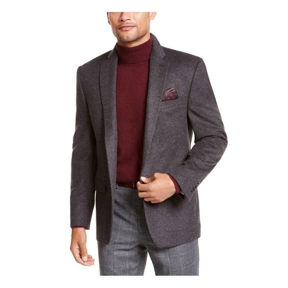 Lauren Ralph Lauren black label Wool silk cashmere blazer jacket men’s size 38 - Picture 2 of 7